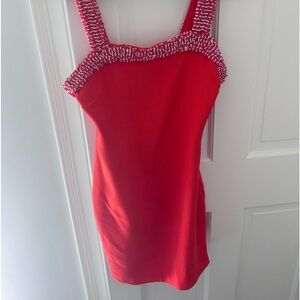 Aqua Brand Beaded Dress